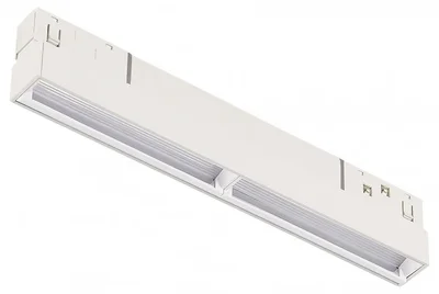 Магнитный трековый светильник Белый LED 1*12W 3000K 850Lm Ra>90 120° IP20 L220xW22xH46 48V