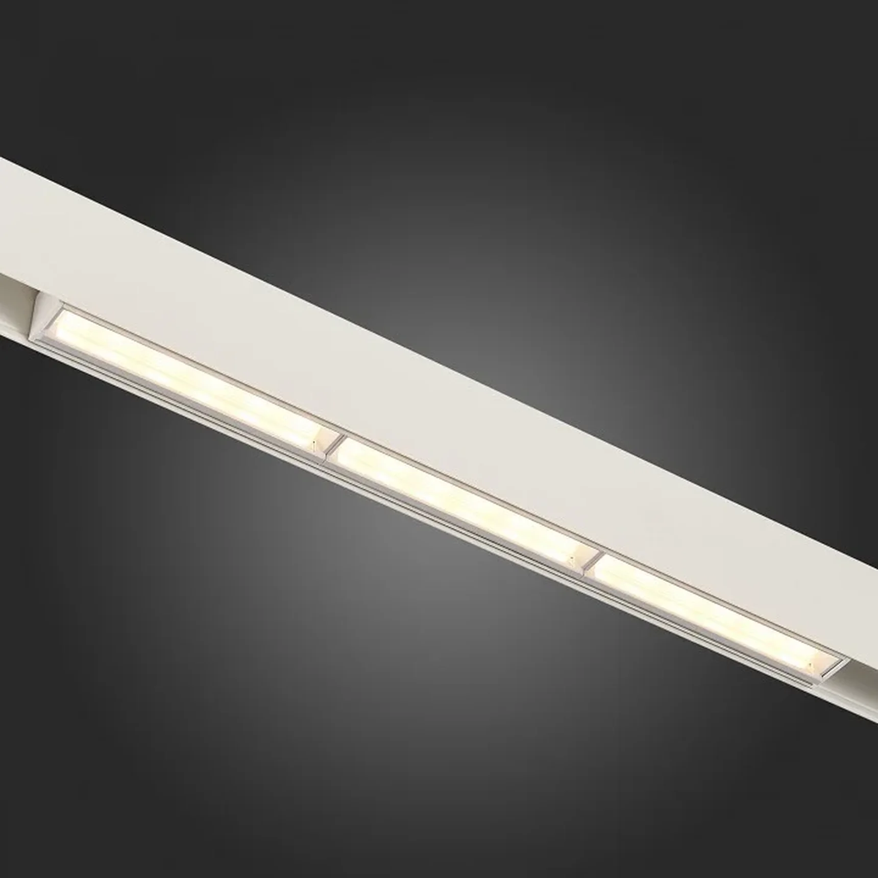 Магнитный трековый светильник Белый LED 1*18W 3000K 1 300Lm Ra>90 120° IP20 L330xW22xH46 48V