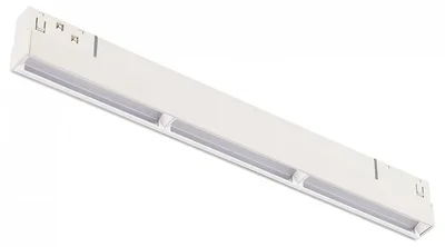 Магнитный трековый светильник Белый LED 1*18W 3000K 1 300Lm Ra>90 120° IP20 L330xW22xH46 48V