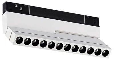 Магнитный трековый светильник Белый LED 1*12W 3000K 450Lm Ra>90 36° IP20 L220xW22xH117 48V