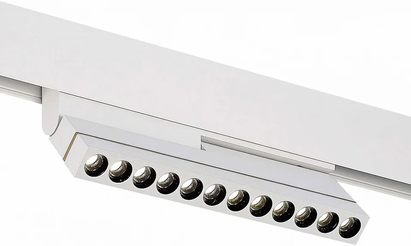 Магнитный трековый светильник Белый LED 1*12W 4000K 500Lm Ra>90 36° IP20 L220xW22xH117 48V