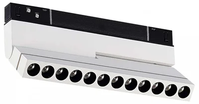 Магнитный трековый светильник Белый LED 1*12W 4000K 500Lm Ra>90 36° IP20 L220xW22xH117 48V