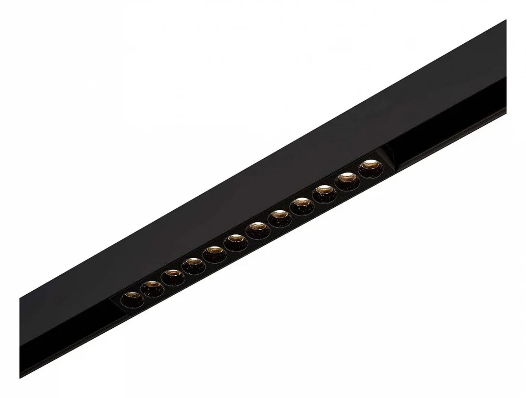 Магнитный трековый светильник Черный LED 1*12W 4000K 550Lm Ra>90 36° IP20 L220xW22xH44 48V