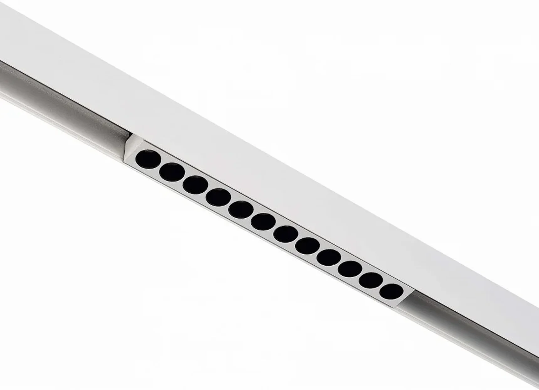 Магнитный трековый светильник Белый LED 1*12W 4000K 550Lm Ra>90 36° IP20 L220xW22xH44 48V