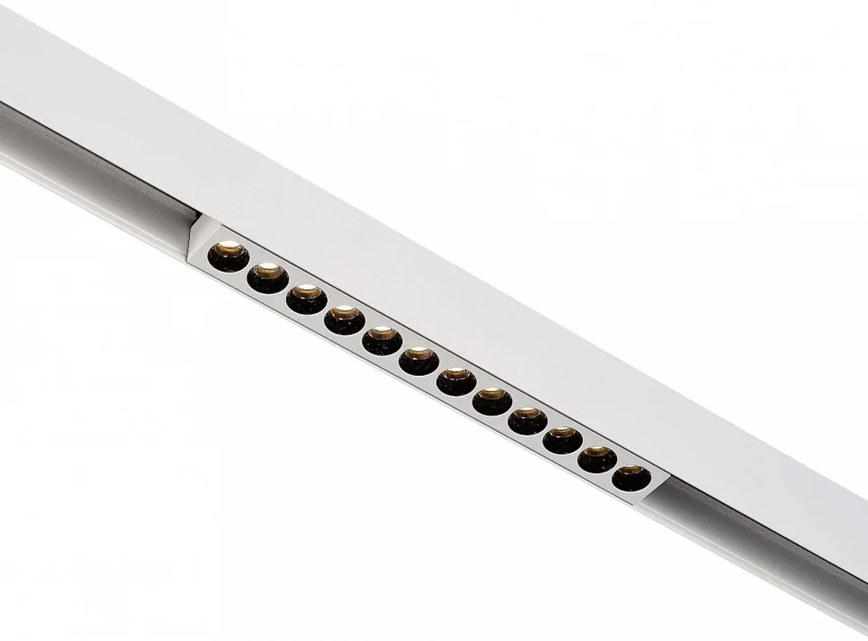 Магнитный трековый светильник Белый LED 1*12W 4000K 550Lm Ra>90 36° IP20 L220xW22xH44 48V