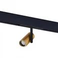 Магнитный трековый светильник Золотистый LED 1*8W 3000K 550Lm Ra>90 36° IP20 D42xH135 48V