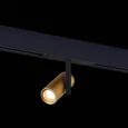 Магнитный трековый светильник Золотистый LED 1*8W 3000K 550Lm Ra>90 36° IP20 D42xH135 48V