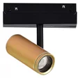 Магнитный трековый светильник Золотистый LED 1*8W 3000K 550Lm Ra>90 36° IP20 D42xH135 48V