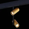 Магнитный трековый светильник Золотистый LED 1*16W 3000K 1 100Lm Ra>90 36° IP20 D45xH240 48V
