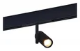 Магнитный трековый светильник Черный LED 1*8W 3000K 500Lm Ra>90 36° IP20 D42xH135 48V