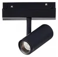 Магнитный трековый светильник Черный LED 1*8W 3000K 500Lm Ra>90 36° IP20 D42xH135 48V