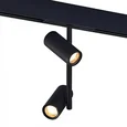Магнитный трековый светильник Черный LED 1*16W 3000K 950Lm Ra>90 36° IP20 D45xH240 48V