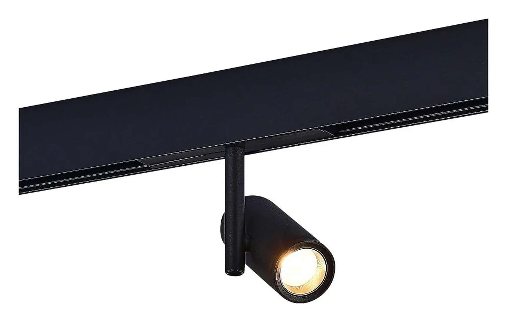 Магнитный трековый светильник Черный LED 1*8W 4000K 600Lm Ra>90 36° IP20 D42xH135 48V