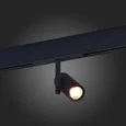 Магнитный трековый светильник Черный LED 1*8W 4000K 600Lm Ra>90 36° IP20 D42xH135 48V