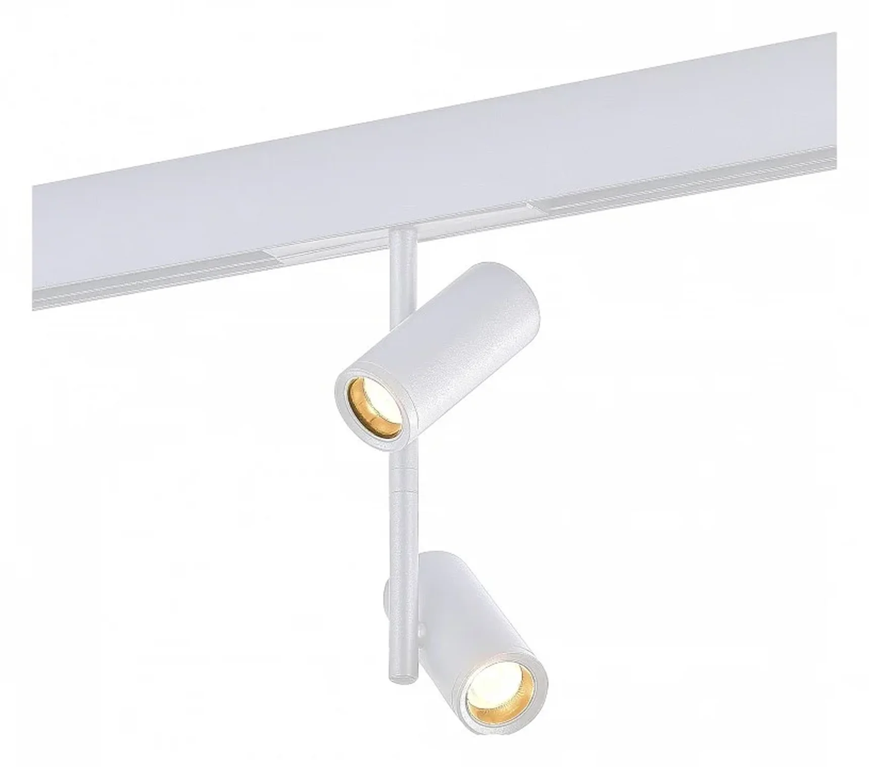 Магнитный трековый светильник Белый LED 1*16W 3000K 1 100Lm Ra>90 36° IP20 D45xH240 48V