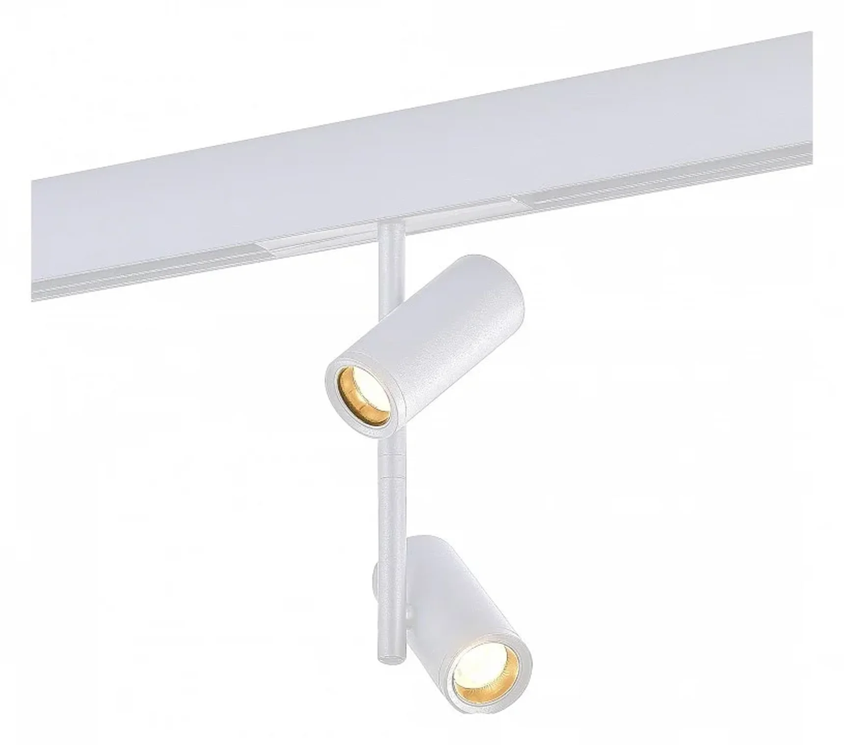Магнитный трековый светильник Белый LED 1*16W 4000K 1 200Lm Ra>90 36° IP20 D45xH240 48V