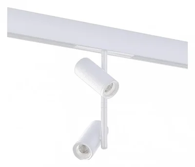 Магнитный трековый светильник Белый LED 1*16W 4000K 1 200Lm Ra>90 36° IP20 D45xH240 48V