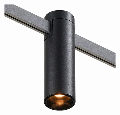 Магнитный трековый светильник FARM Черный LED 1*5W 3000K 227Lm Ra90 60 IP20 D35xH112 24V