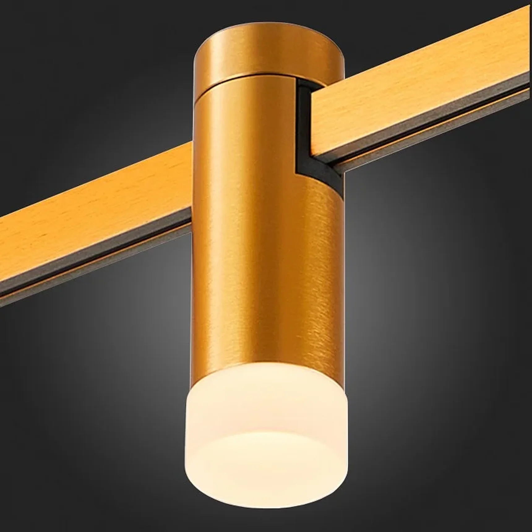 Магнитный трековый светильник FARM Золотистый LED 1*3W 3000K 93Lm Ra90 120 IP20 D29xH90 FARM