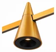 Магнитный трековый светильник FARM Золотистый LED 1*5W 3000K 272Lm Ra90 60 IP20 D70xH115 24V