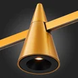 Магнитный трековый светильник FARM Золотистый LED 1*5W 3000K 272Lm Ra90 60 IP20 D70xH115 24V
