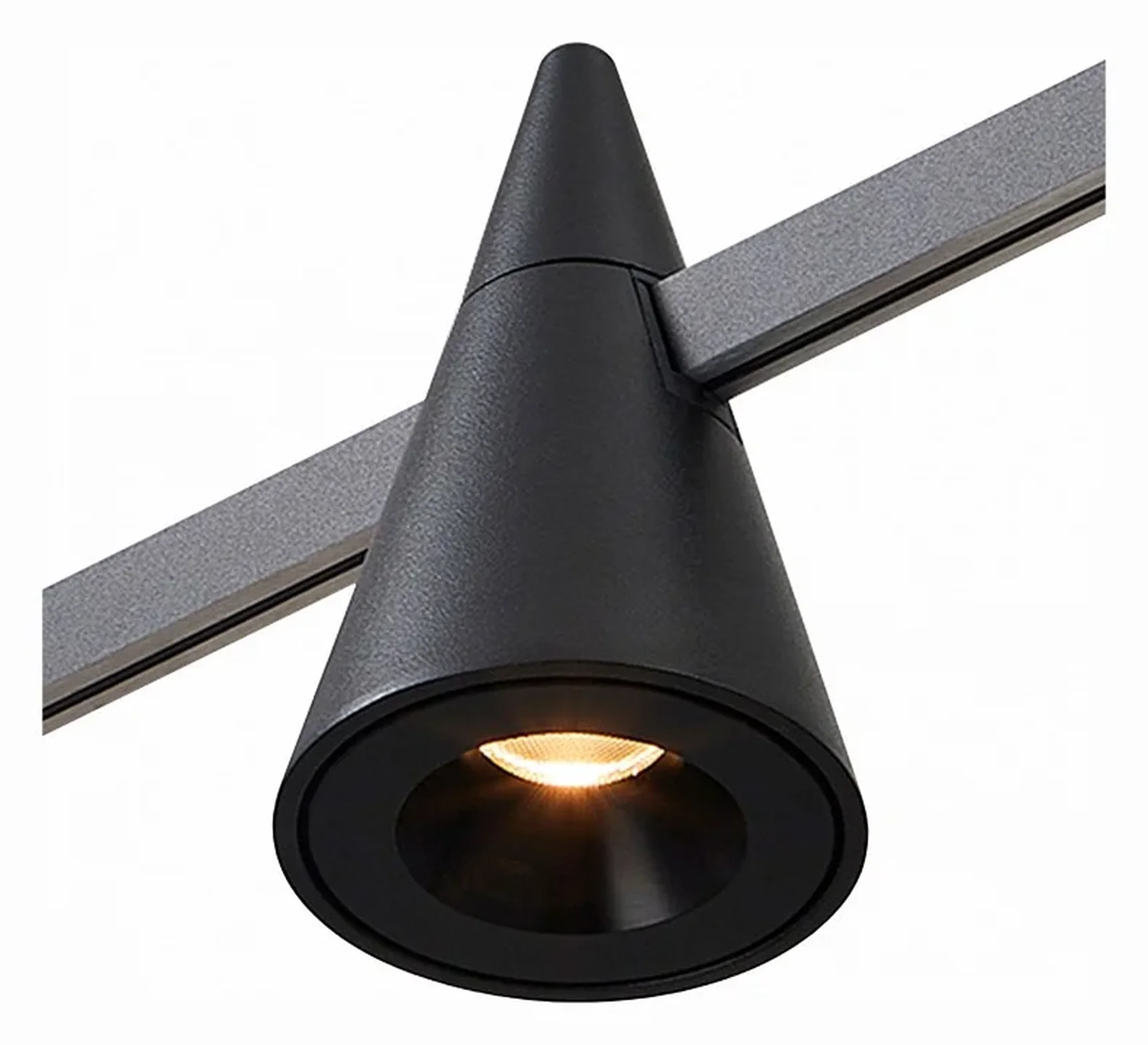 Магнитный трековый светильник FARM Черный LED 1*5W 3000K 325Lm Ra90 60 IP20 D70xH115 24V