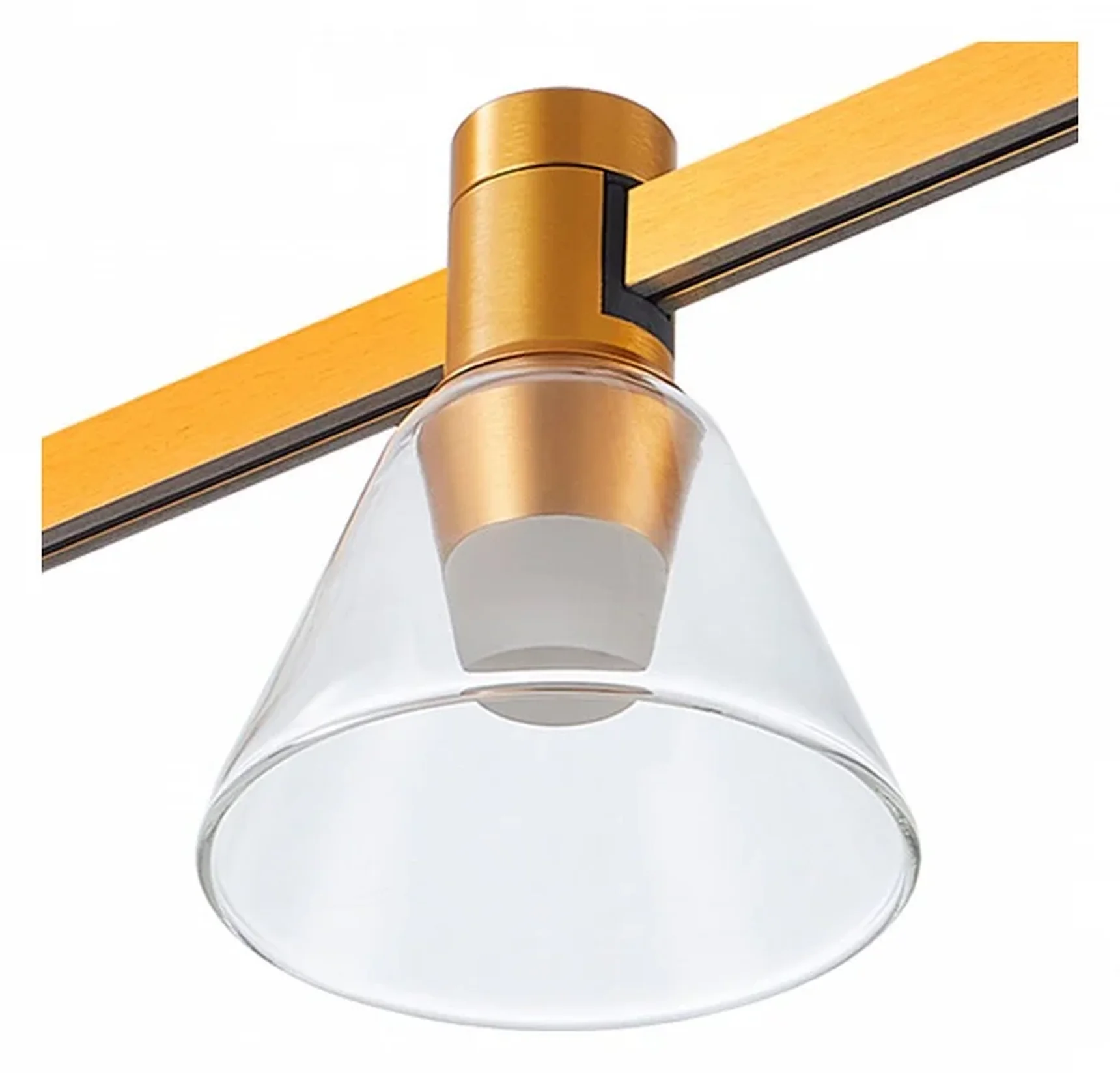 Магнитный трековый светильник FARM Золотистый LED 1*3W 3000K 89Lm Ra90 120 IP20 D90xH102 24V