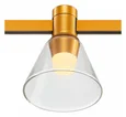 Магнитный трековый светильник FARM Золотистый LED 1*3W 3000K 89Lm Ra90 120 IP20 D90xH102 24V