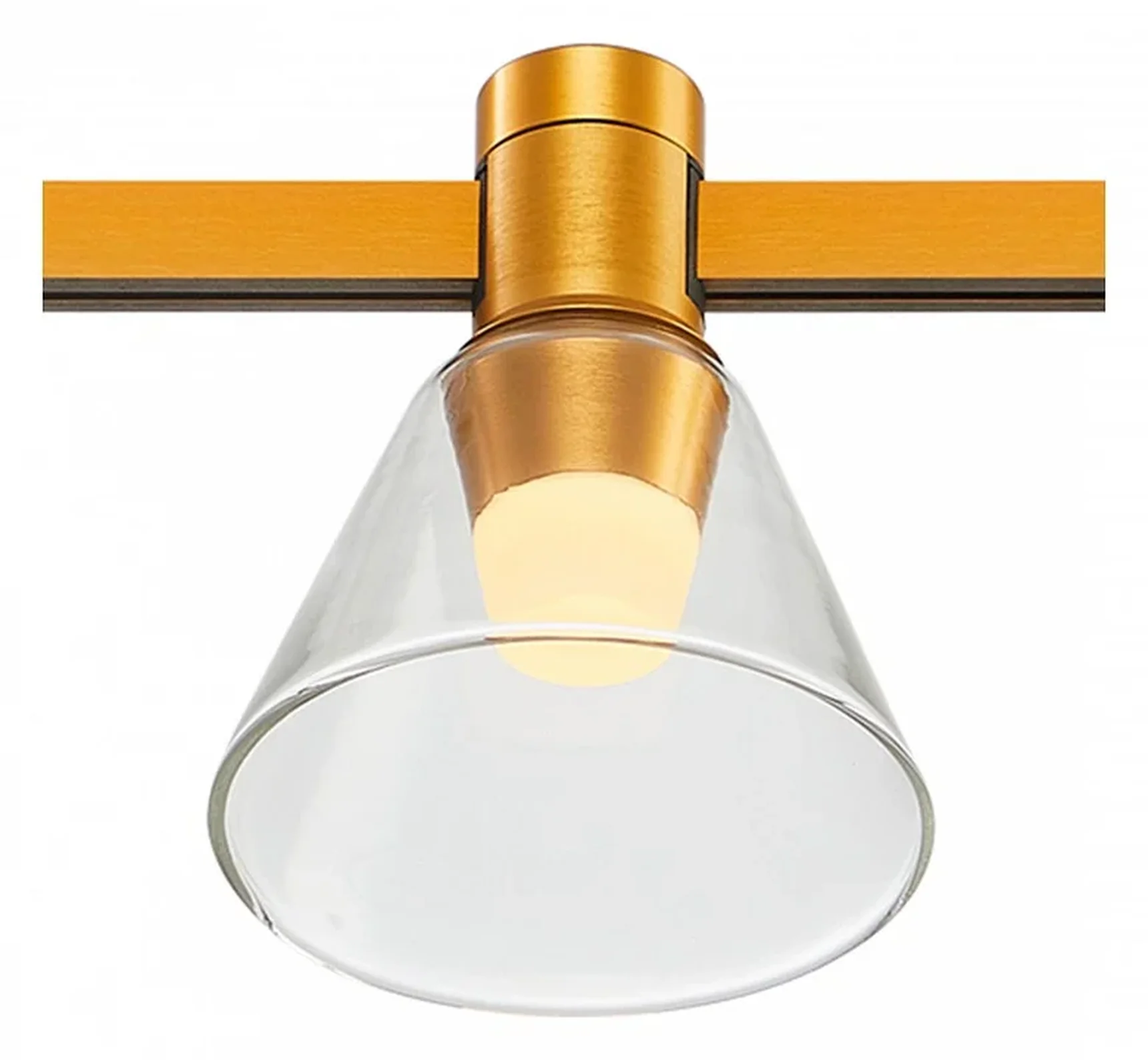 Магнитный трековый светильник FARM Золотистый LED 1*3W 3000K 89Lm Ra90 120 IP20 D90xH102 24V