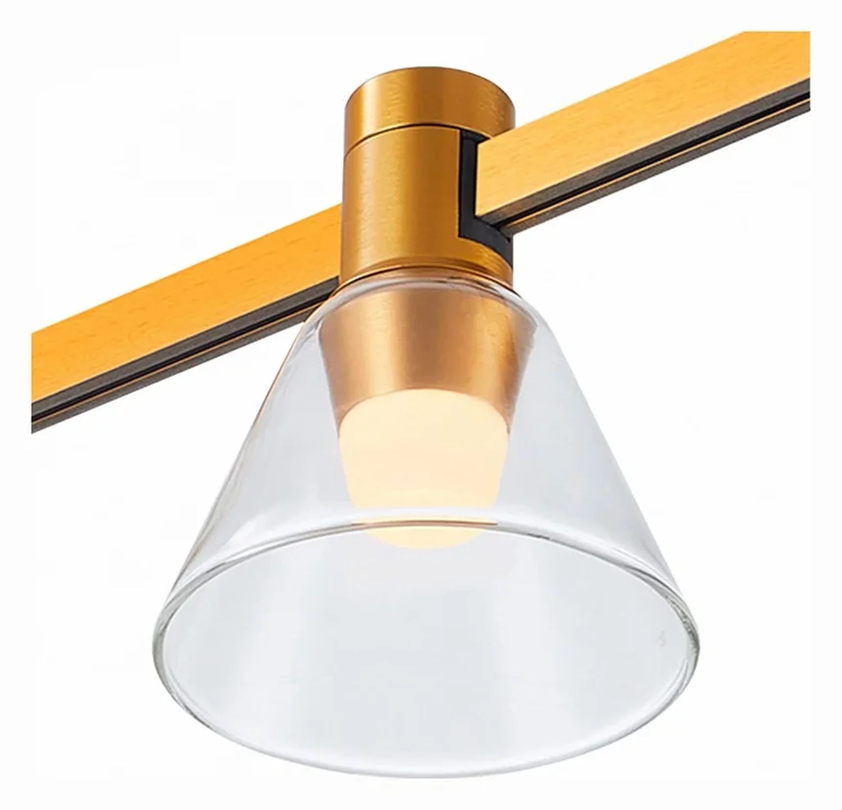 Магнитный трековый светильник FARM Золотистый LED 1*3W 3000K 89Lm Ra90 120 IP20 D90xH102 24V