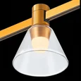 Магнитный трековый светильник FARM Золотистый LED 1*3W 3000K 89Lm Ra90 120 IP20 D90xH102 24V