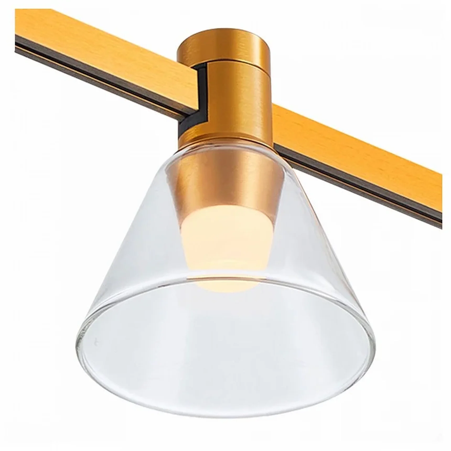 Магнитный трековый светильник FARM Золотистый LED 1*3W 4000K 89Lm Ra90 120 IP20 D90xH1 FARM