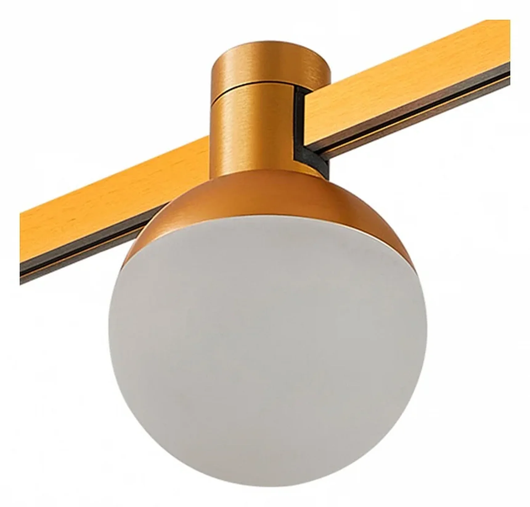 Магнитный трековый светильник FARM Золотистый LED 1*5W 3000K 89Lm Ra90 120 IP20 D75xH109 24V