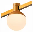 Магнитный трековый светильник FARM Золотистый LED 1*5W 3000K 89Lm Ra90 120 IP20 D75xH109 24V