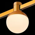 Магнитный трековый светильник FARM Золотистый LED 1*5W 3000K 89Lm Ra90 120 IP20 D75xH109 24V