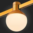 Магнитный трековый светильник FARM Золотистый LED 1*5W 3000K 89Lm Ra90 120 IP20 D75xH109 24V