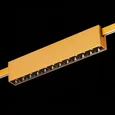 Магнитный трековый светильник FARM Золотистый LED 1*12W 3000K 706Lm Ra90 40 IP20 L232xW24xH48,5 24V