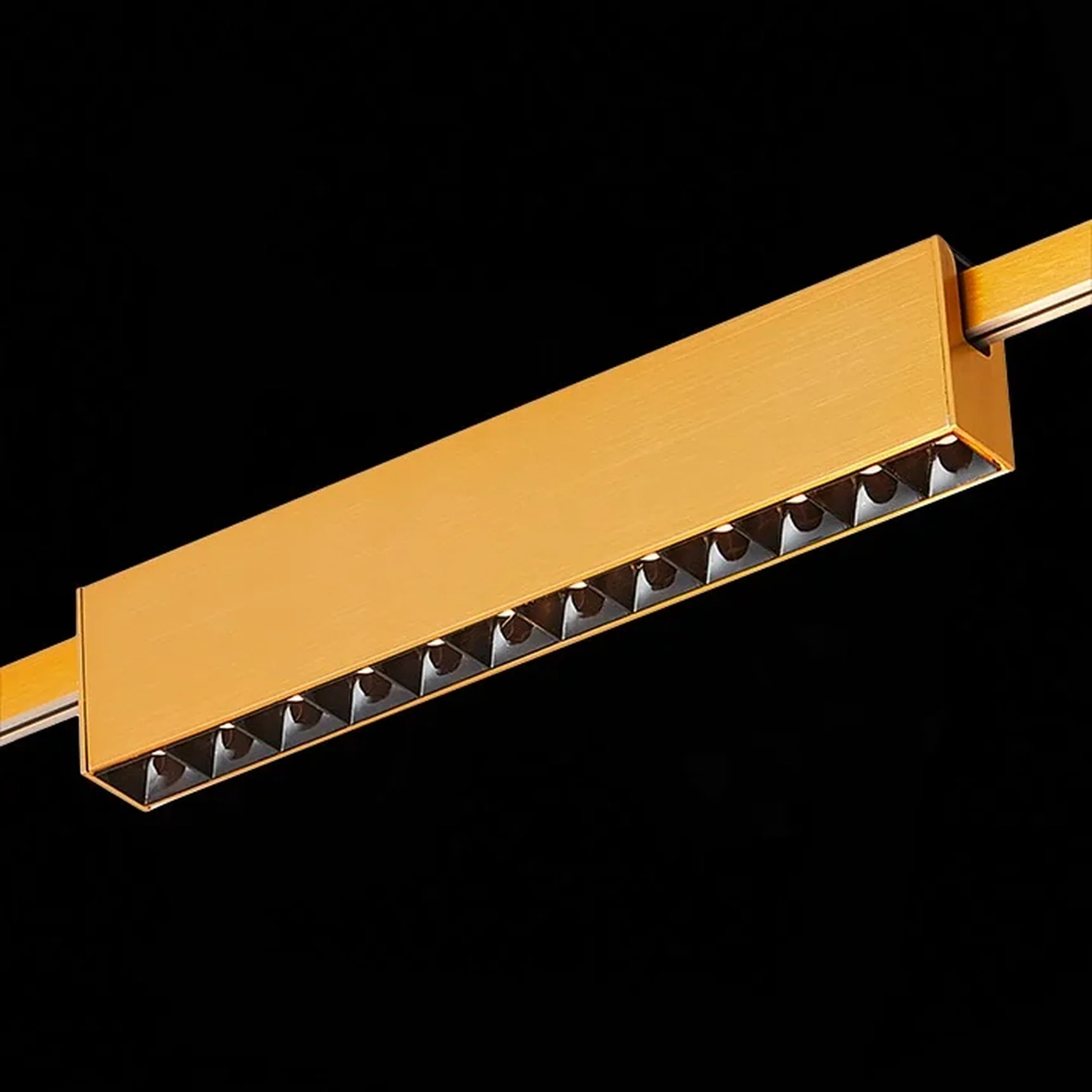 Магнитный трековый светильник FARM Золотистый LED 1*12W 3000K 706Lm Ra90 40 IP20 L232xW24xH48,5 24V