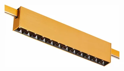 Магнитный трековый светильник FARM Золотистый LED 1*12W 3000K 706Lm Ra90 40 IP20 L232xW24xH48,5 24V