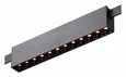 Магнитный трековый светильник FARM Черный LED 1*12W 3000K 609Lm Ra90 40 IP20 L232xW24xH48,5 24V