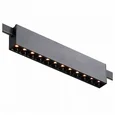 Магнитный трековый светильник FARM Черный LED 1*12W 4000K 609Lm Ra90 40 IP20 L232xW24x FARM