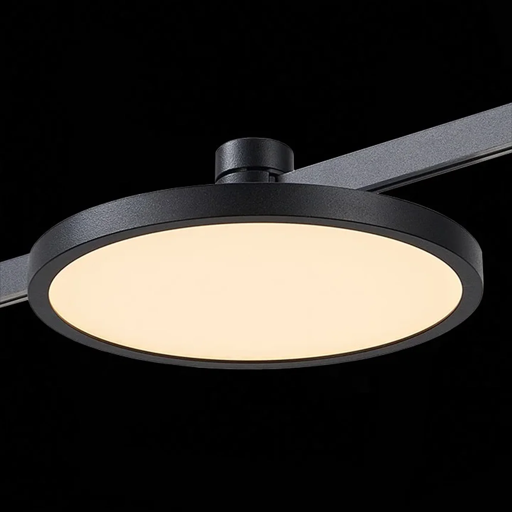 Магнитный трековый светильник FARM Черный LED 1*10W 3000K 500Lm Ra90 120 IP20 D168xH54 24V