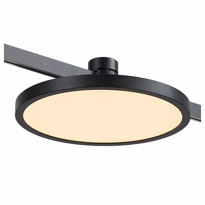 Магнитный трековый светильник FARM Черный LED 1*10W 4000K 500Lm Ra80 120 IP20 D168xH54 FARM