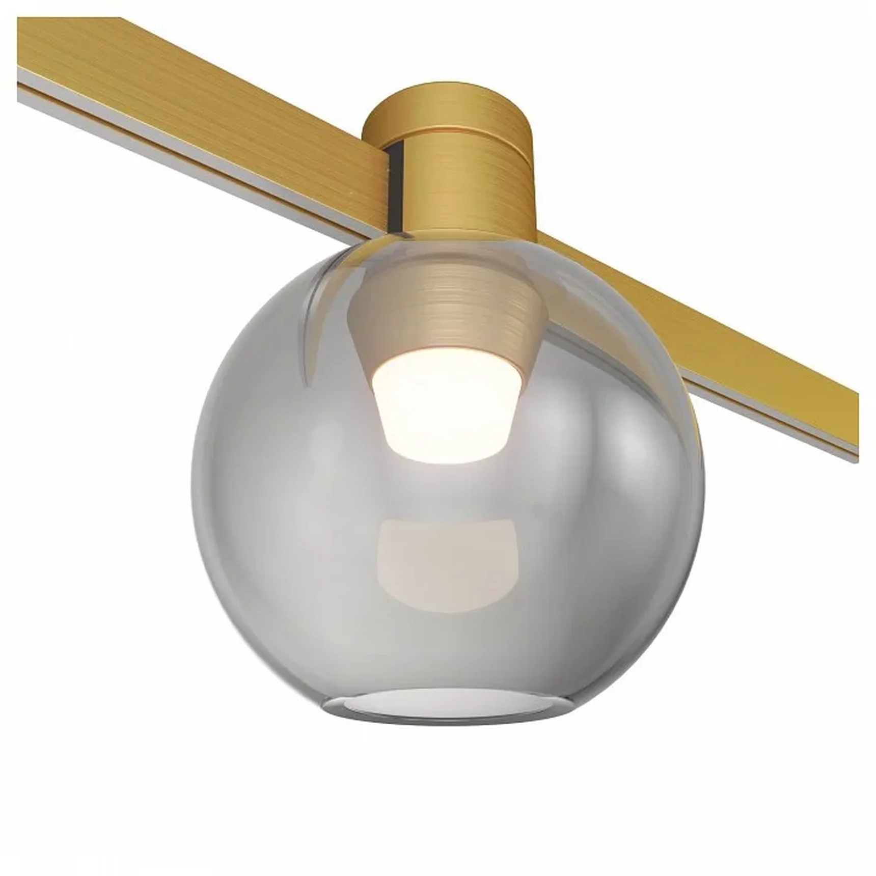 Магнитный трековый светильник FARM Золотистый LED 1*3W 4000K 89Lm Ra90 120 IP20 D85xH1 FARM