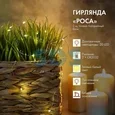 Гирлянда Роса, 2 м, 20 диодов, цвет теплый белый