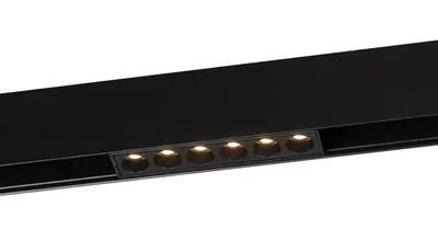 Магнитный трековый светильник ЭРА TRM20-3-11-6W3K-B для системы NOVA 48V 6Вт 3000К направленный свет черный