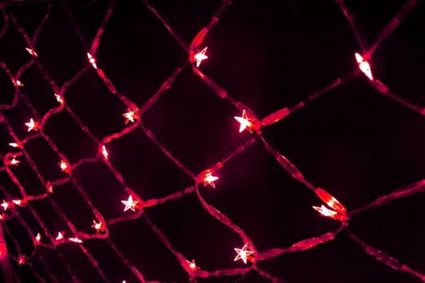 LED-SNL-80-240V-R (2.0х1.0) Led-сетка звезды