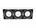 Карданный встраиваемый светодиодный светильник T813 BK/CH 3*12W 4200K
