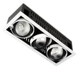 Карданный встраиваемый светодиодный светильник T813 BK/CH 3*12W 4200K