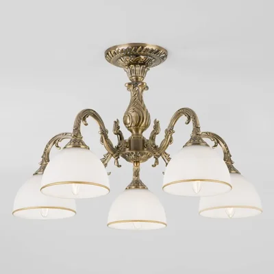 Потолочная люстра Eurosvet Caldera 60106/5 античная бронза